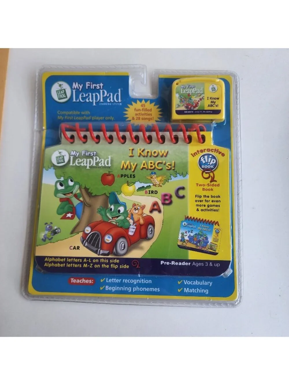 Leap Frog My First Leap Pad I KNOW MY ABC'S Book & Cartridge NEW NIP